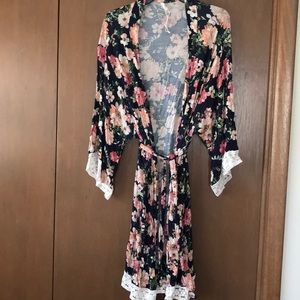 Pink Blush Maternity robe